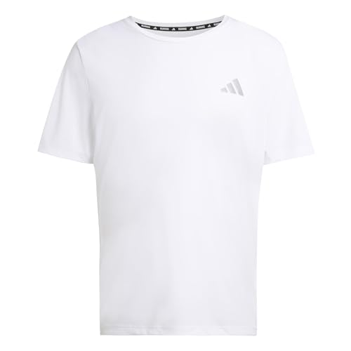adidas Men's adi365 Running Essentials T-Shirt, White, M