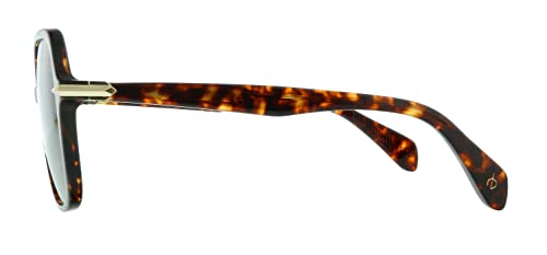 Rag & Bone 1048/G/S Sunglasses - Dark Havana Brown Gradient Square 55mm New & Authentic2