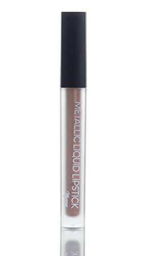 Mynena Metallic Lipstick Liquid Sexy Frosted Lightweight Long Lasting Non-Transferable Waterproof | Gluten-Free Paraben-Free Talc-Free Cruelty-Free And Vegan - Ginger #TOP6