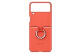 Coque Samsung G Z Flip 3 Silicone avec Anneau Corail Samsung