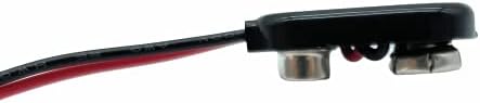 JAM2DAY 9V Battery Connectors - Pack Of 2 Replacement Rigid Housing 9V / PP3 Battery Clips