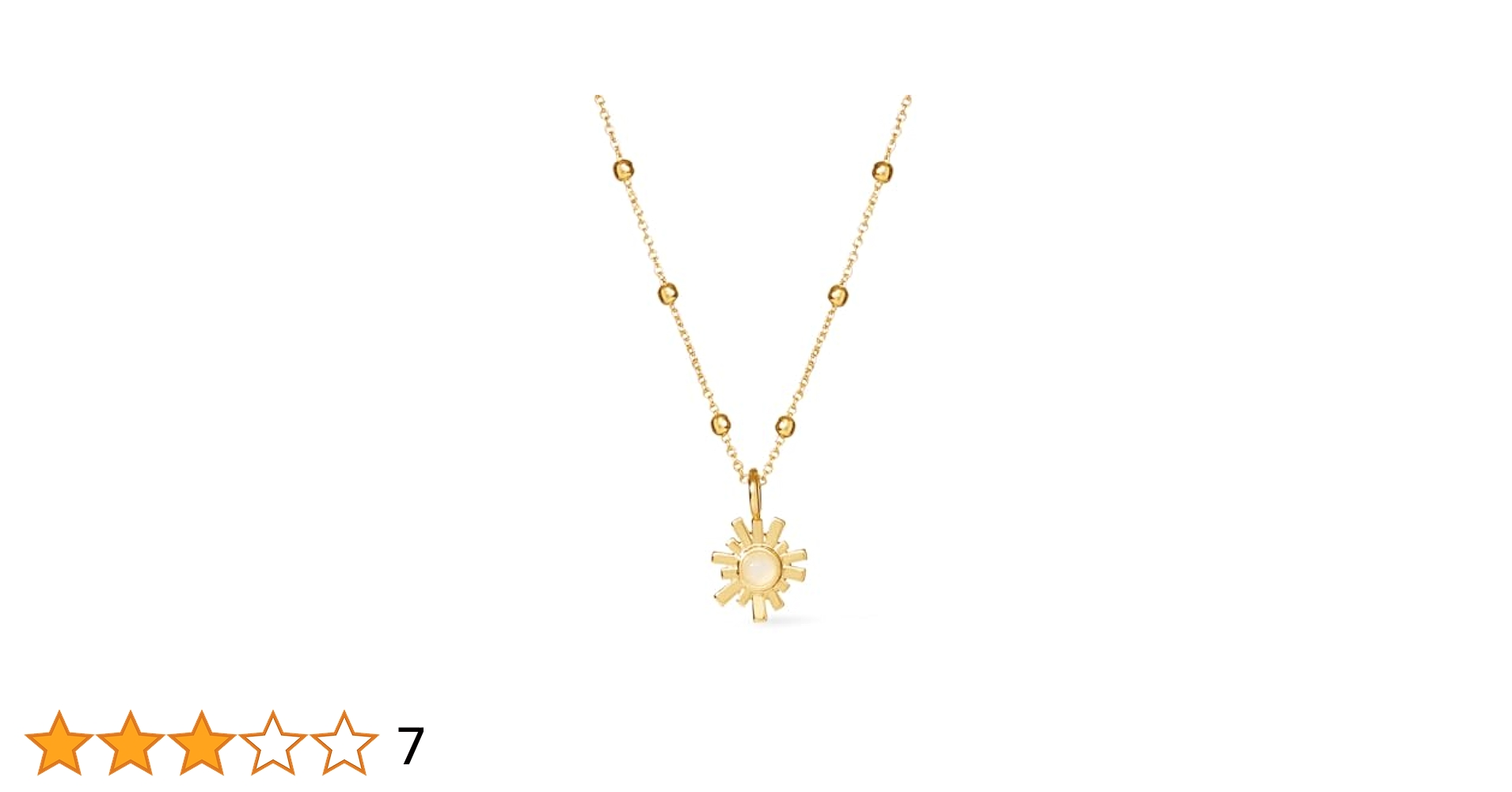 ana luisa◇上品 2つのストーンチャームネックレス＊TALLULAH