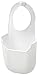 WENKO Sac de rangement pour éponge et savon - Porte-savon, boîte à éponge, panier de douche, Silicone, 10 x 21 x 5 cm, Blanc