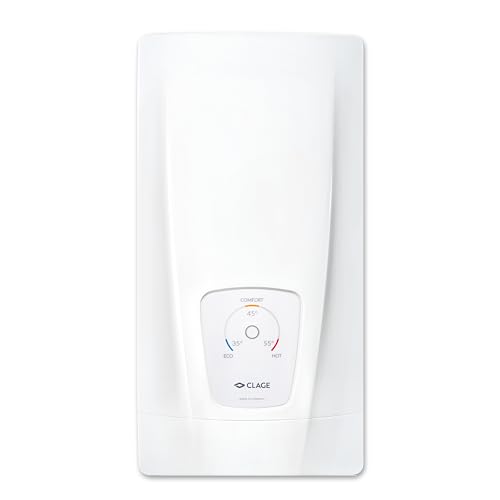 CLAGE DLX24 Next elektronisch geregelter Durchlauferhitzer, Bad/Gruppenversorgung, 24kW 400V, Temperaturwahl 35, 45...