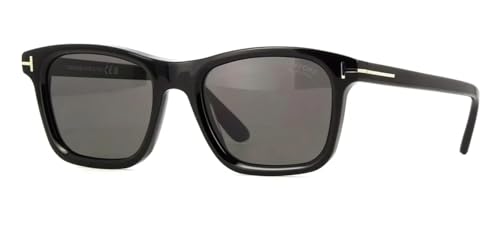 Tom Ford Barron Polarized Smoke Square Men's Sunglasses FT1179 01D 54