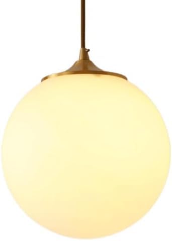 Suspension en verre sphérique E27 lustre minimaliste pour chambre et balcon