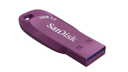 SanDisk Ultra Shift 128GB, USB 3.2 Gen 1, Flash Drive, 100MB/s R, Pendrive, Cattleya Orchid (SDCZ410-128G-I35CO) - Image 3