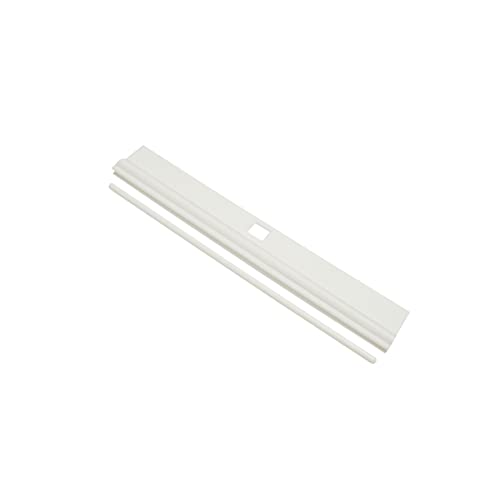 GARDINIA Lamellenhalter, Für Lamellenvorhang Leander, 10 Stück, 12,7 cm, Inkl. Slopehaken, Kunststoff, Weiß