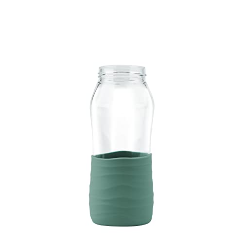 EMSA DRINK2GO Glas Trinkflasche 0,5 L, spülmaschinenfest – Ansicht 2