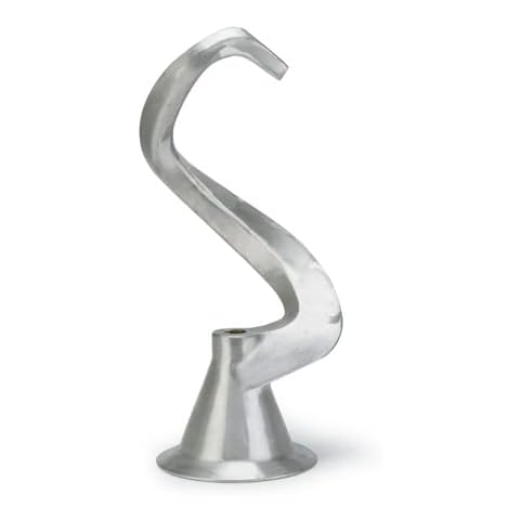 Commercial Spiral Dough Hook for 140 Quart Mixing Bowls, Fits Select Hobart Mixers Cover
