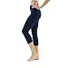 Private Island Hawaii Women UV Rash Guard Leggings Capri Pants (Large, Navy)