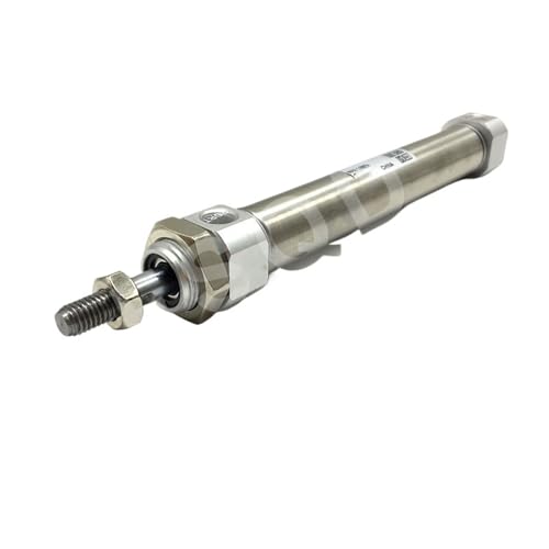 Minicilindro neumático CDM2BZ20-100 de acero inoxidable 6