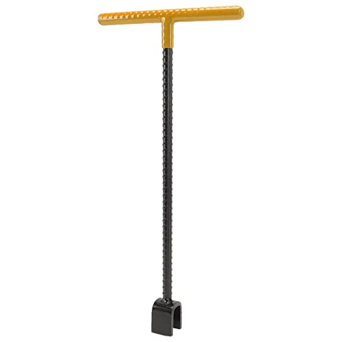ZJchao Water Meter Key Stopcock Key Multi-Function Valve Tool with Adjustable T-Handle Design for Water Valves Faucets and Mains Shut-Off Essential Plumbing Tool (Yellow) - Image 4