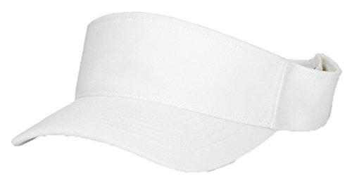 Flexfit 110 Cool And Dry Mini Pique Visor, White, One Size #TOP13