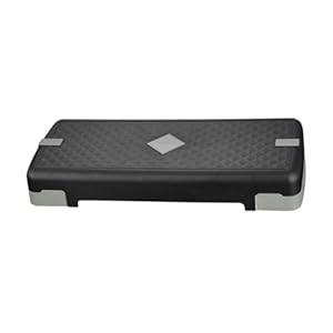 Exercise Step Platform Aerobic Fitness Stepper Adjustable Workout Nonslip Textured Surface Training Load Bearing Stable Bench
