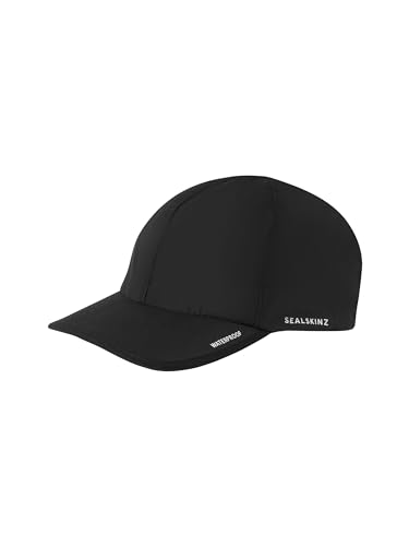 SEALSKINZ Unisex Waterproof All Weather Cap - Black, One Size