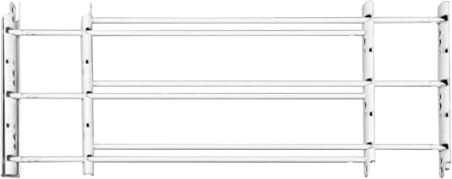 Knape & Vogt 1133 Fixed Window Safety Guard, for Children, Pets, Home Security, 3-Bars, Adjustable...