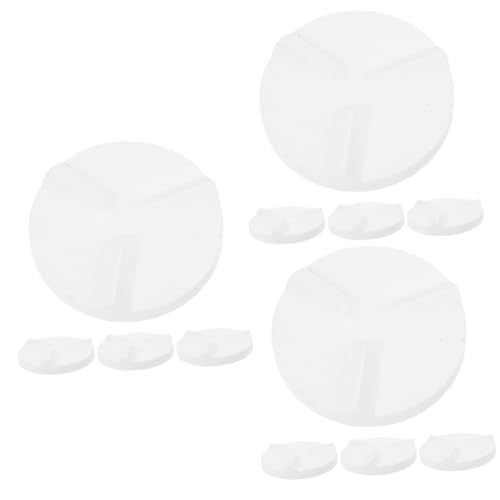 ARTIBETTER 3sets Ceramic Pottery Kiln Mat Clay Pad Glazed for Pottery Kiln Support Mat 4pcs*3