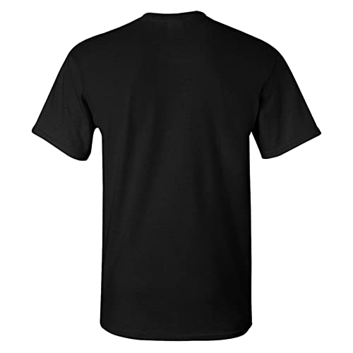 Ludacri's Shirt Men's Trend Personalized Pattern Short Sleeve Cotton Round Neck T-Shirt Black3