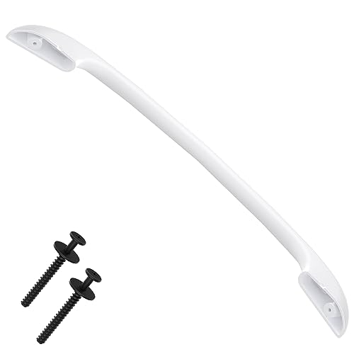 Upgraded 316443601 Oven Door Handle Replacement Compatible with Frigidaire Kenmore Electrolux Electric Range Oven Stove Come with 2 Pack 316433300 Range Oven Door Handle Screws