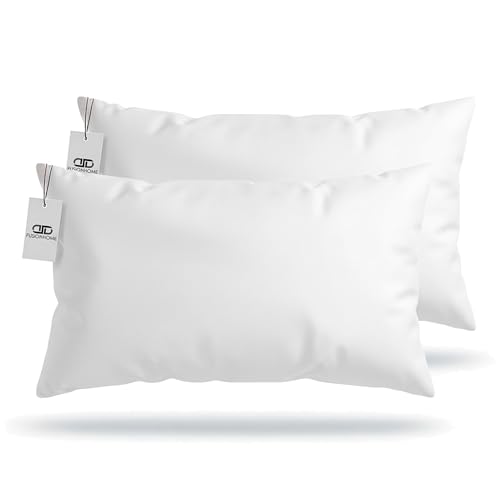FUSIONHOME - Almohada Fibra Hueca - Pack 2 Almohadas 70 cm - Tacto Pluma, Transpirable, Antiácaros e Hipoalergénica - Firmeza Media, Alta Adaptabilidad - Tela de Microfibra