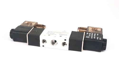 Válvula solenoide 4V220-08 1/4 con conmutación rápida de 5 vías 2 posiciones y bobina 12V 4