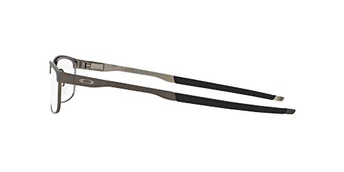 Image of Oakley mens Ox3222 Steel Plate Rectangular Prescription Eyewear Frames