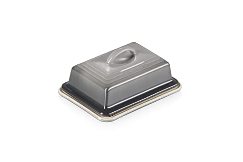 Le Creuset Stoneware Butter Dish, 900 g, 17 x 12.5 x 9 cm, Flint, 70837174440000