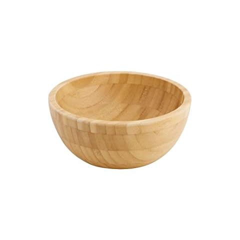 GREENBOX Cuenco de bambú redondo para platos fríos y calientes Cover