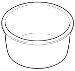 【部品】三菱 内釜 M15W07340（対応炊飯器：NJ-18XE2-R、NJ-E18J3-W、NJ-VE185-W）