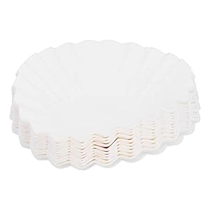 Deror 100 STKS Koffiefilter Papers Pour Over Filter Papier Cup Fit voor KEURIG K-DUO ESSENTIALS, Ongeveer 16,5 cm