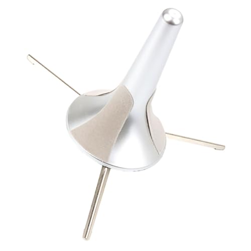 Levemolo Quick-install Trumpet Stand Holder Portable 3 Leg Metal Support for Trumpet and Trombone Silver Cb103