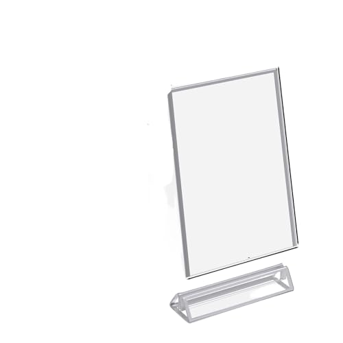 Soportes para números de mesa con elegante borde dorado ideales para fotos y menús en bodas