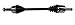 GSP NCV47005 CV Axle Shaft Assembly - Left Front (Driver Side)