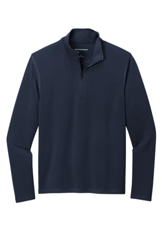 Port Authority Men's Microterry Quarter-Zip Pullover