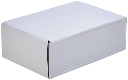 Image of BonKaso 3 Ply White Flap Corrugated Packaging Packaging Box Size: 10x7x3.5 inch, Pack of 20