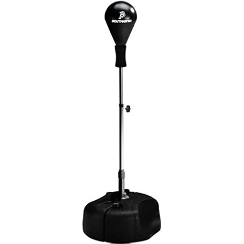 Tech Tools Boxsack Reflex Boxsack mit Ständer, höhenverstellbar – freistehender Punchingball Speedbag – ideal für MMA-Training, Stressabbau und Fitness Cover