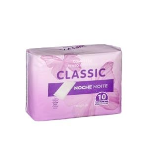 Compresa con alas noche plegada Classic Paquete 10 ud. Pack 2