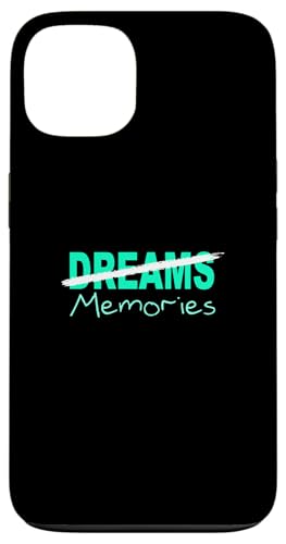 Light Teal Aqua Memories Over Dreams �e�B�[���A�N�A �X�}�z�P�[�X iPhone 13 �p