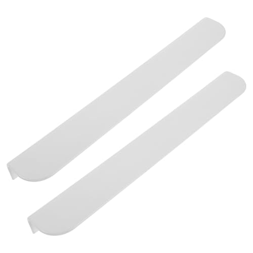 jojofuny Manija de Repuesto para Puerta de Refrigerador y Congelador 250 MM Juego 2 Piezas de Plástico ABS Reforzado Resistente al Desgaste Compatible Reparación de Frigoríficos