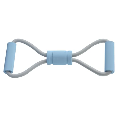 Yuecjian Figura 8 Banda de resistencia, bandas de entrenamiento con asas, equipo de ejercicio antideslizante para brazo, pecho, hombro, espalda, hogar, entrenamiento, gimnasio