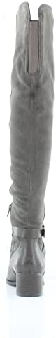 Naturalizer Womens Denny Over-the-Knee Boot Taupe Suede 8 M | Image 5