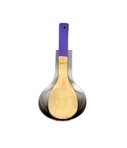 Brushed Finished Stainless Steel Spoon Rest Spatula Ladle Holder thumb #3