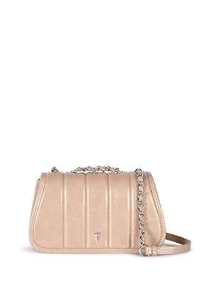 Trussardi BORSA DONNA D Golden Beige 75B013789Y099998.W052 dune borsa a spalla con catena Golden Beige ND scelta=P