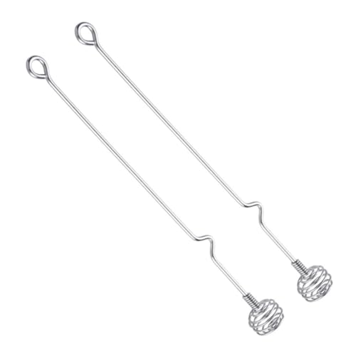 KICHOUSE Upgrade Stainless Steel Mixing Spoon Long Handle Stirring Spoon for Coffee Milk Tea Cocktail Honey