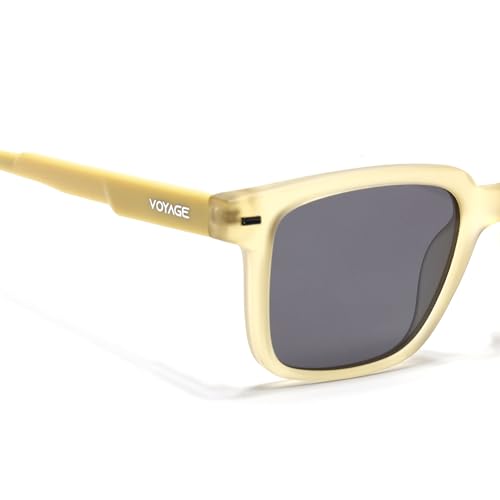 Image of Voyage Square UV Protected & Polarized Sunglasses for Men & Women