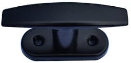 Black aluminium window handle