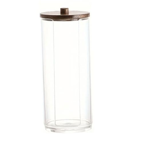 Generic 綿棒収納キャニスター メイク用Qtipホルダー デスクトップディスペンサー, 18cm×7cm