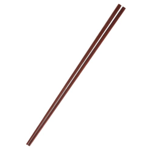 TOBBOMEY Palillos Chinos Largos de Madera de Red Sandalwood 32 CM para Freír y Olla Caliente Reutilizables sin Pintura Ideales para Cocina y Estofados Calientes