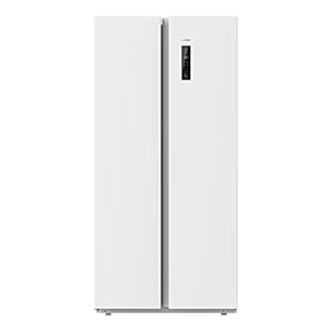 Cecotec Side-By-Side Kühlschrank Bolero CoolMarket SBS 430 White E. 430 L, Total No Frost, Multi Airflow, Inverter Plus, Door Display, Fast Cooling + Fast Freezing, Eco, Türalarm Für